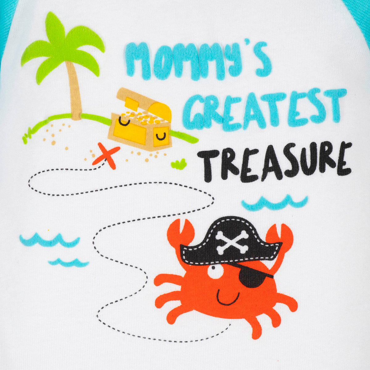 4-Pack Boys Pirate Short Sleeve Onesies Bodysuits, additional view 5