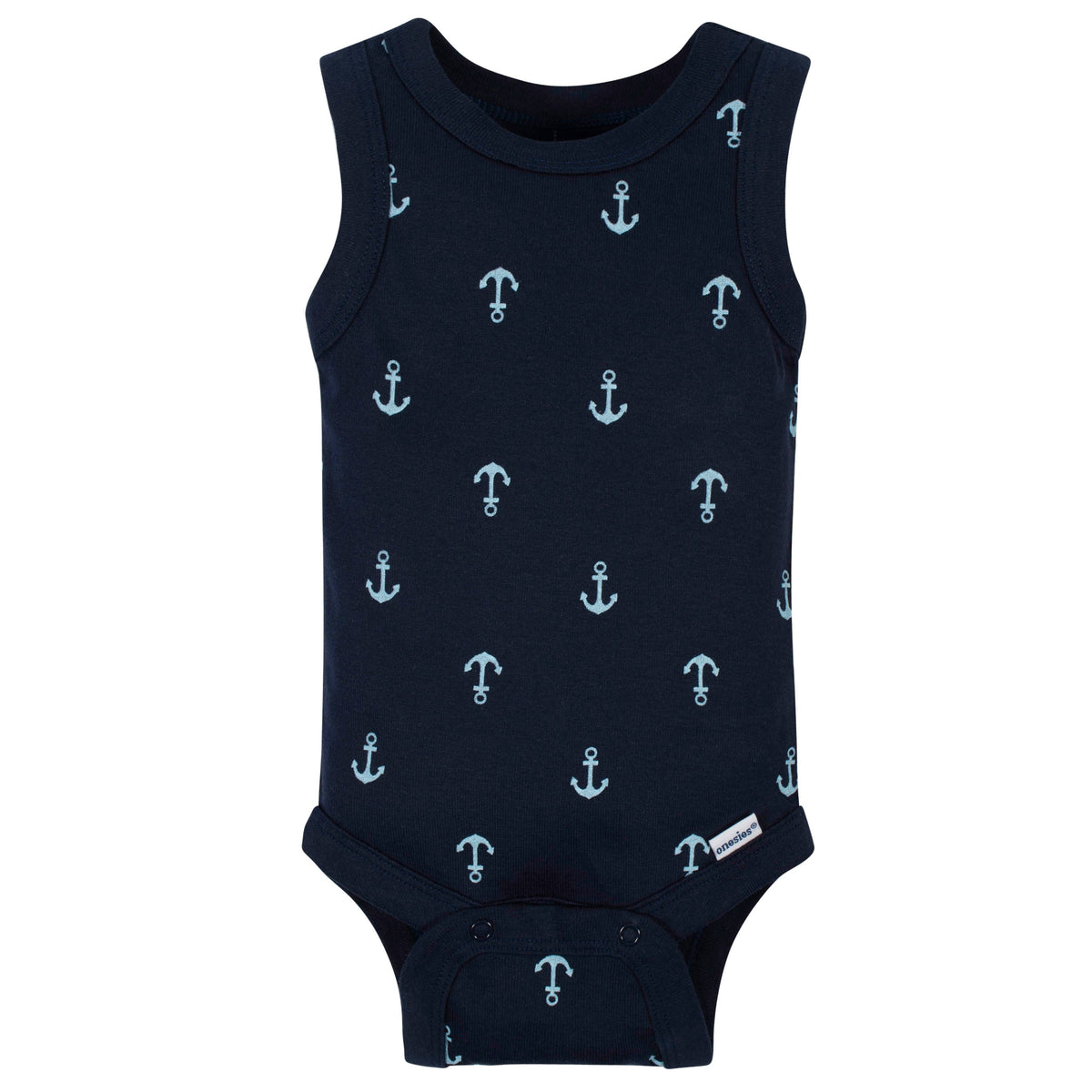 4-Pack Boys Pirate Tank Onesies Bodysuits, additional view 2