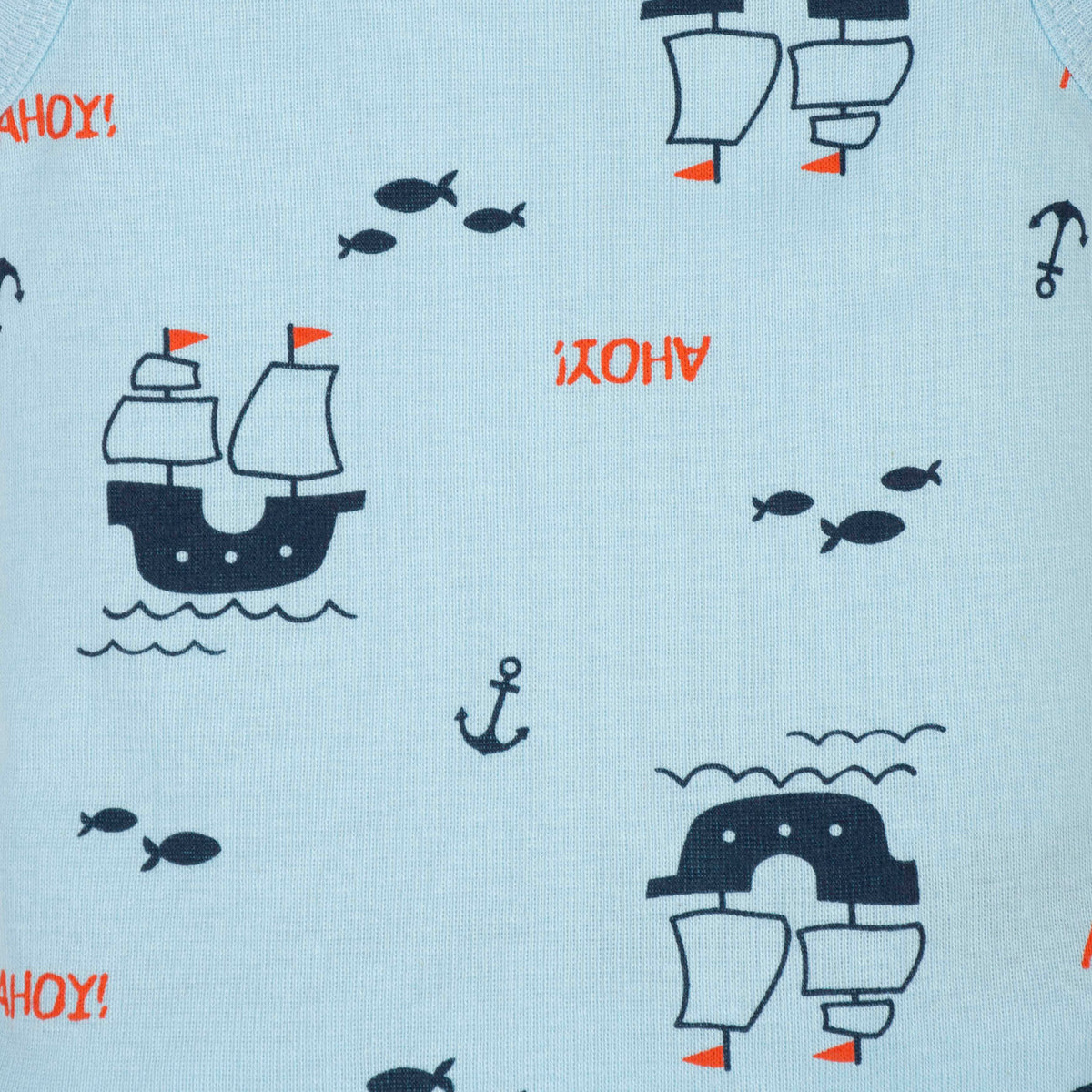 4-Pack Boys Pirate Tank Onesies Bodysuits, additional view 7