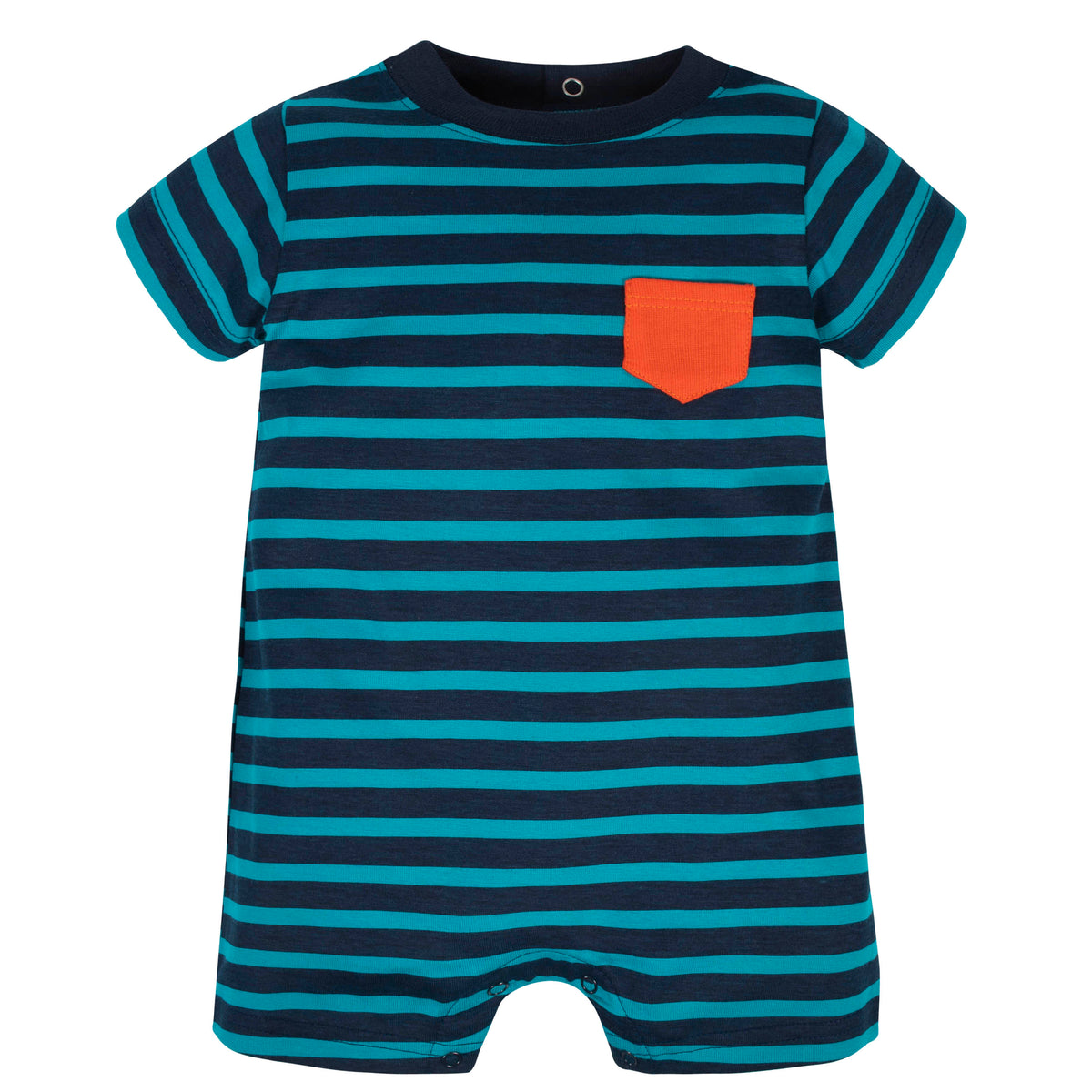 2-Pack Baby Boys Dino Blues Rompers, additional view 2