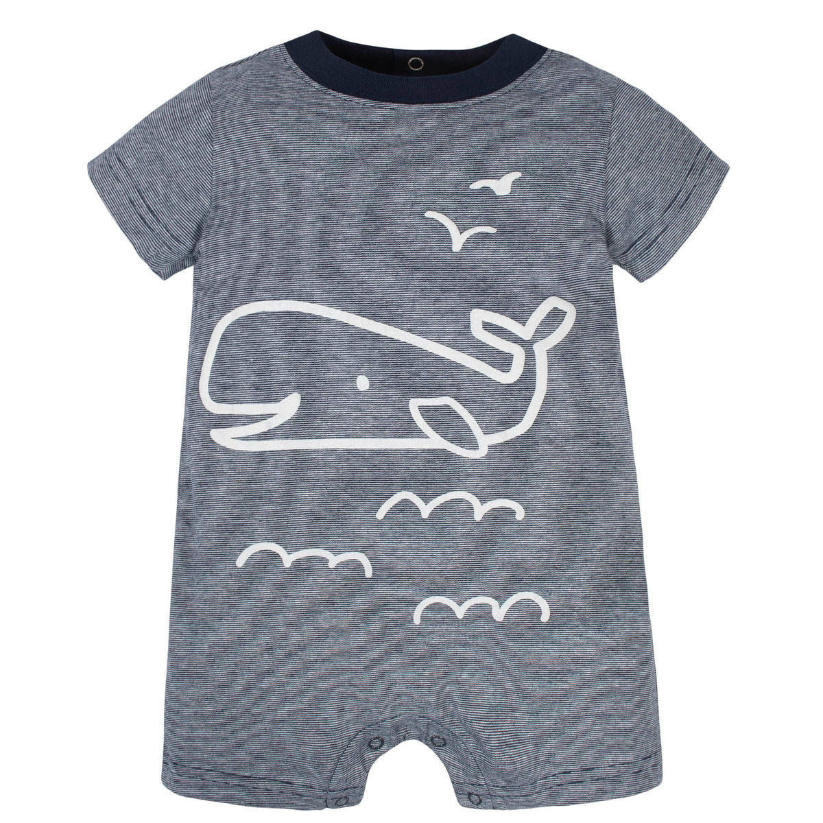 2-Pack Baby Boys Sea Friends Rompers, additional view 1