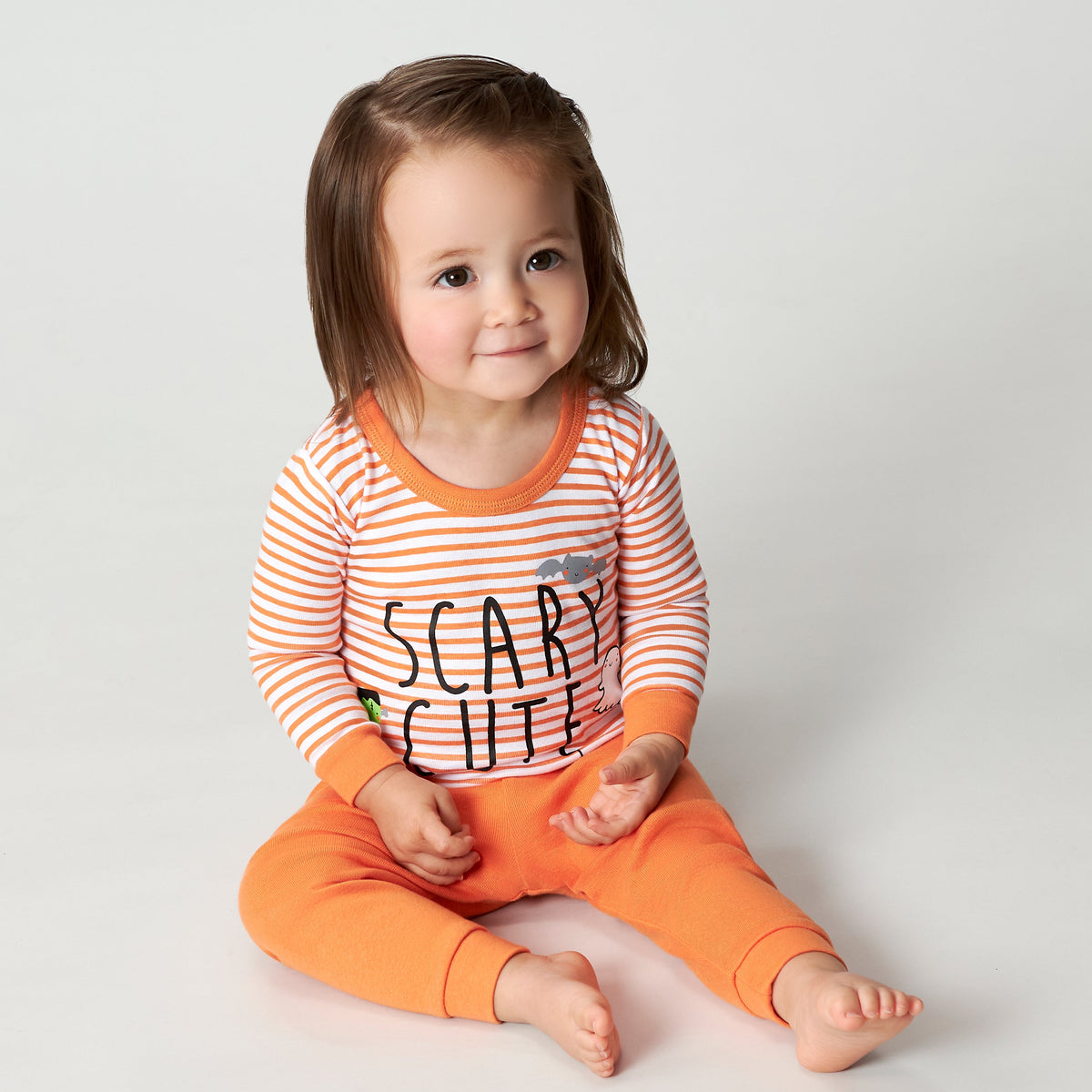 2-Piece Infant & Toddler "Scary Cute" Snug Fit Cotton Pajamas, lifestyle photo 1