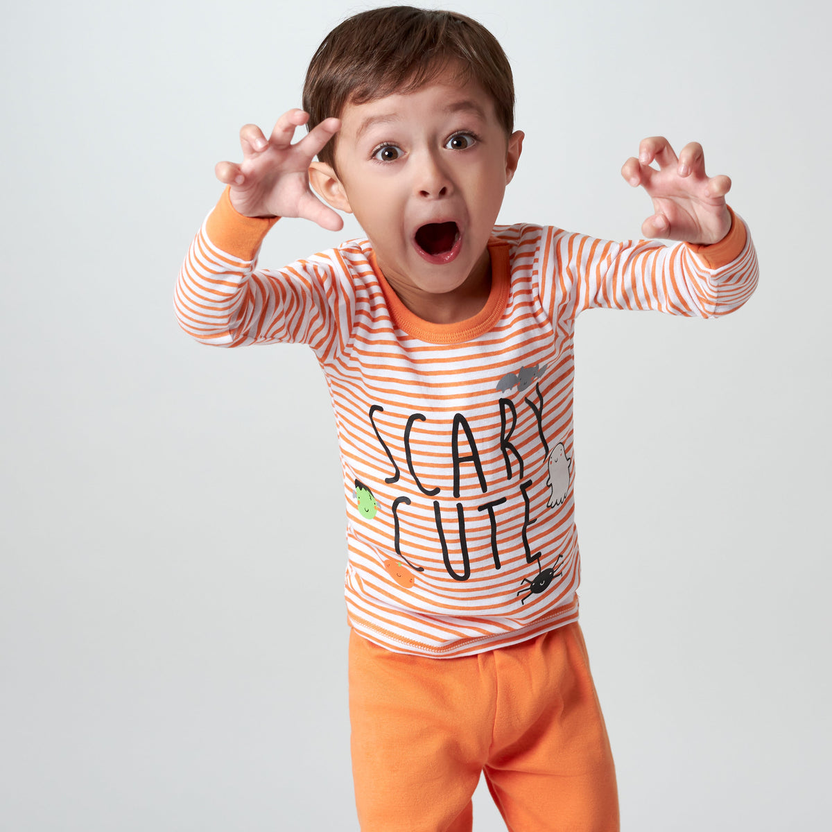2-Piece Infant & Toddler "Scary Cute" Snug Fit Cotton Pajamas, lifestyle photo 4