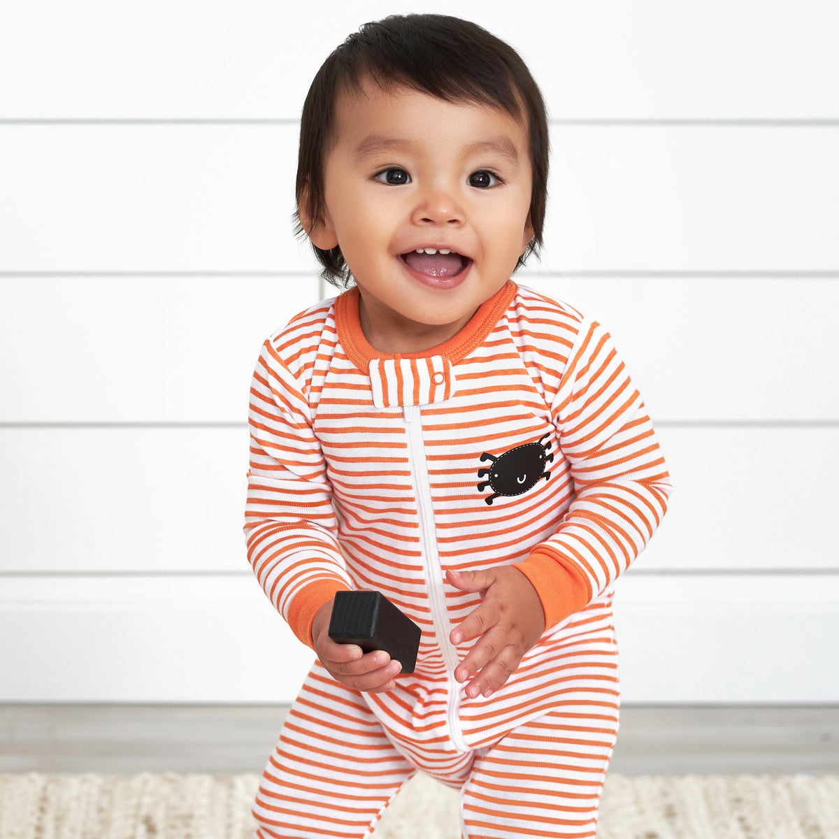 Baby Spider Snug Fit Footed Cotton Pajamas, lifestyle photo 4