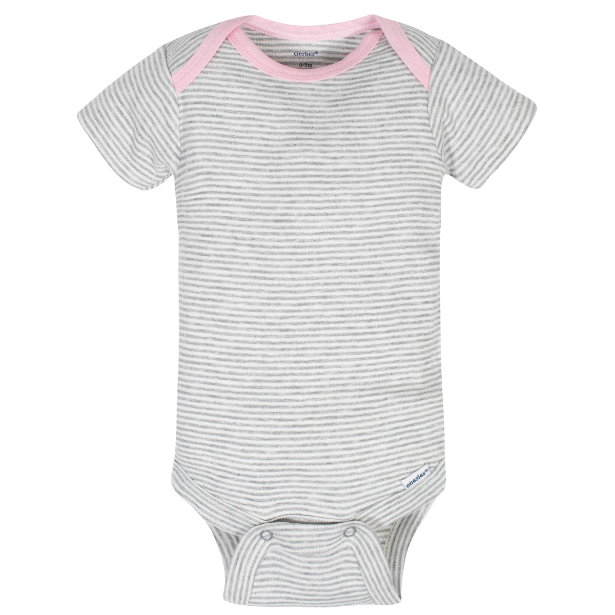 5-Pack Baby Girls Princess Short Sleeve Onesies Bodysuits, additional view 3
