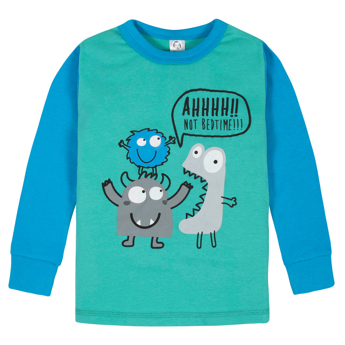 4-Piece Boys Monster Pajama Set, additional view 1