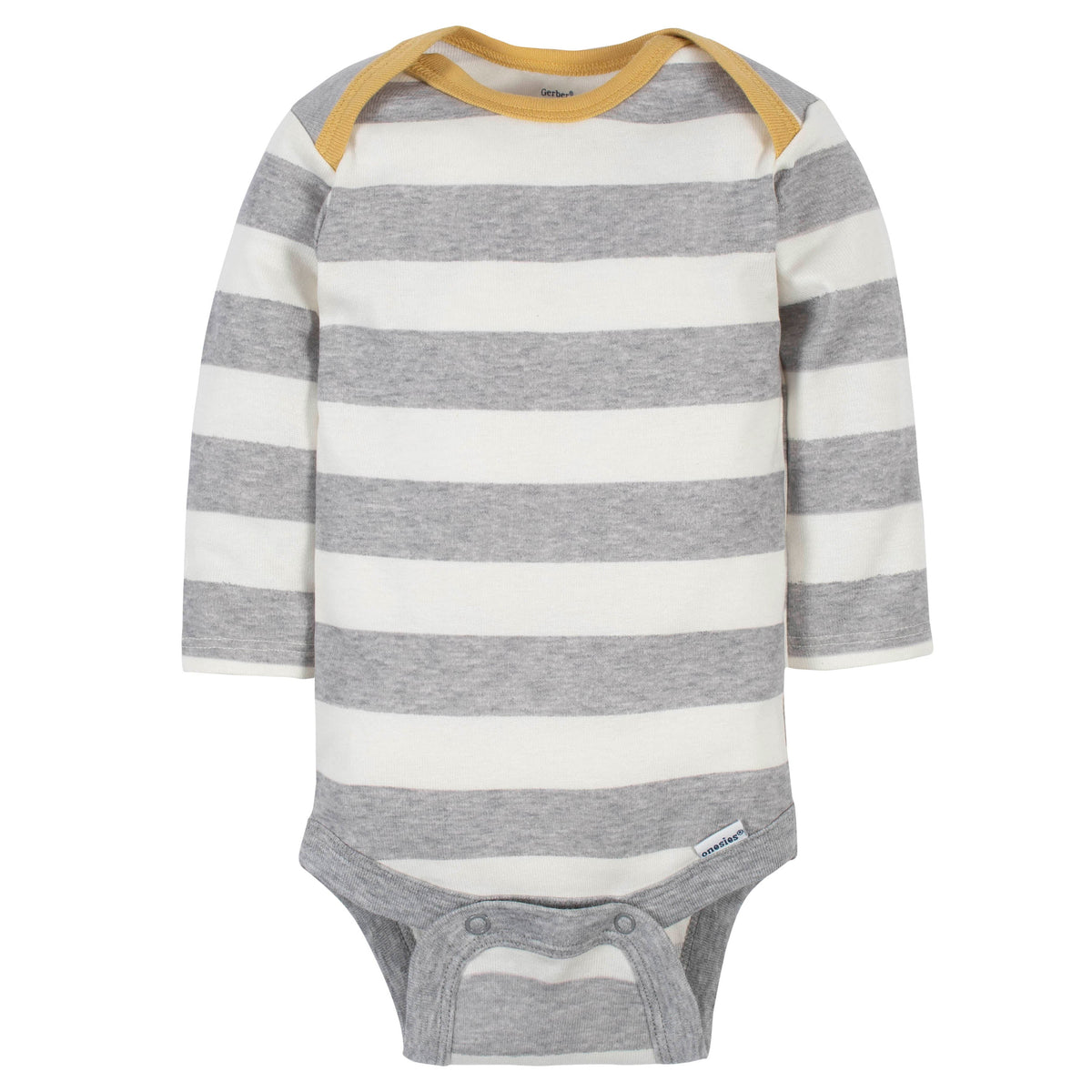6-Pack Baby Boys Dinosaur Long Sleeve Onesies Bodysuits, additional view 2