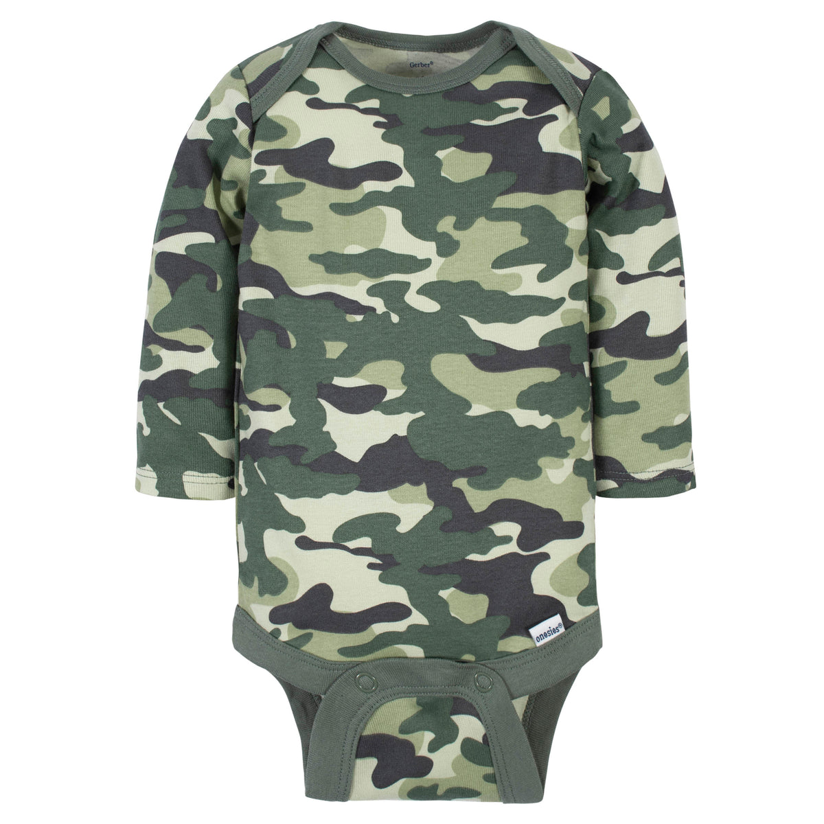 6-Pack Baby Boys Tiger Long Sleeve Onesies Bodysuits, additional view 2
