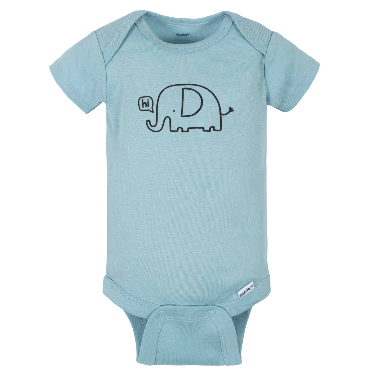 8-Pack Baby Boys Jungle Short Sleeve Onesies Bodysuits, additional view 5