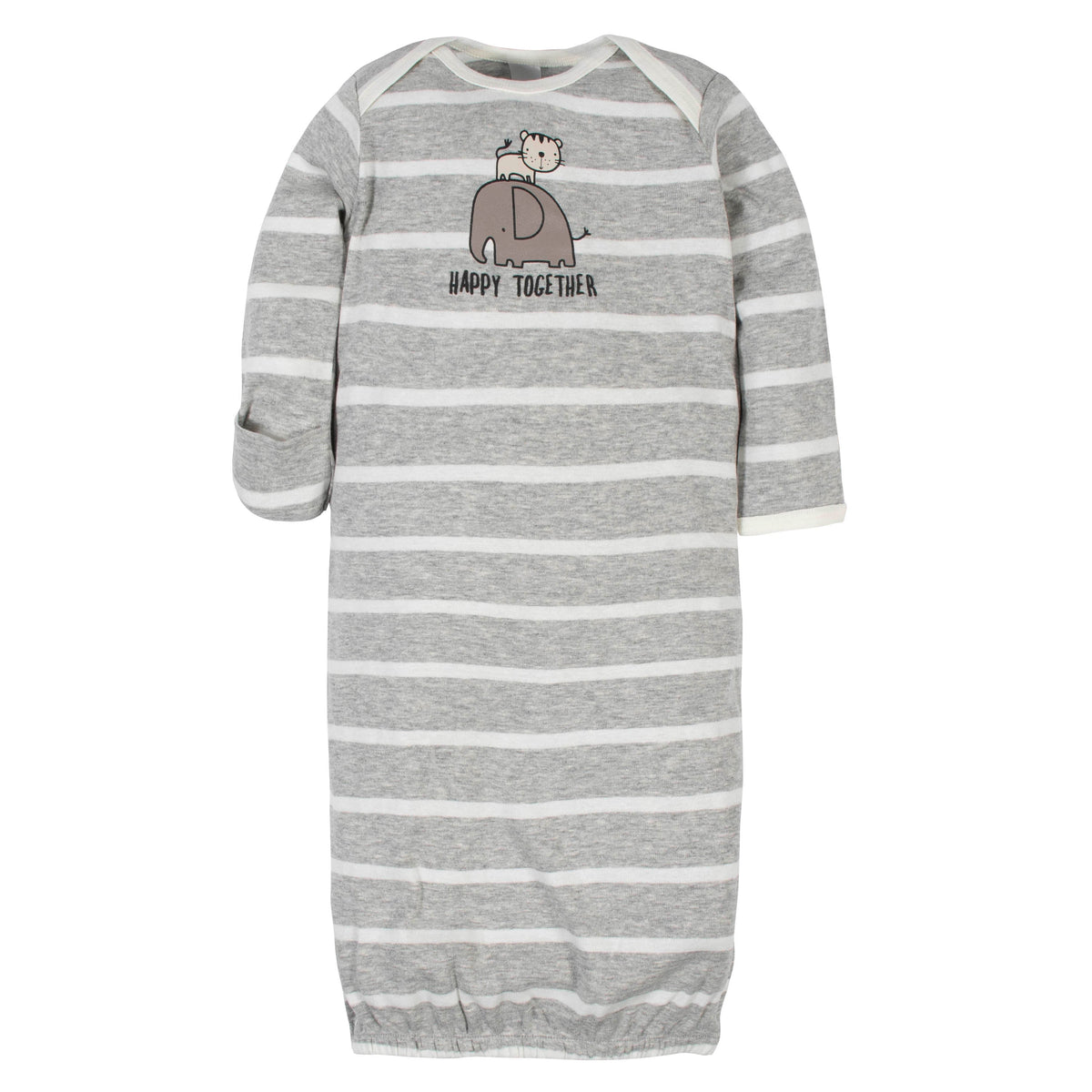 4-Pack Baby Boys Jungle Gowns, additional view 1