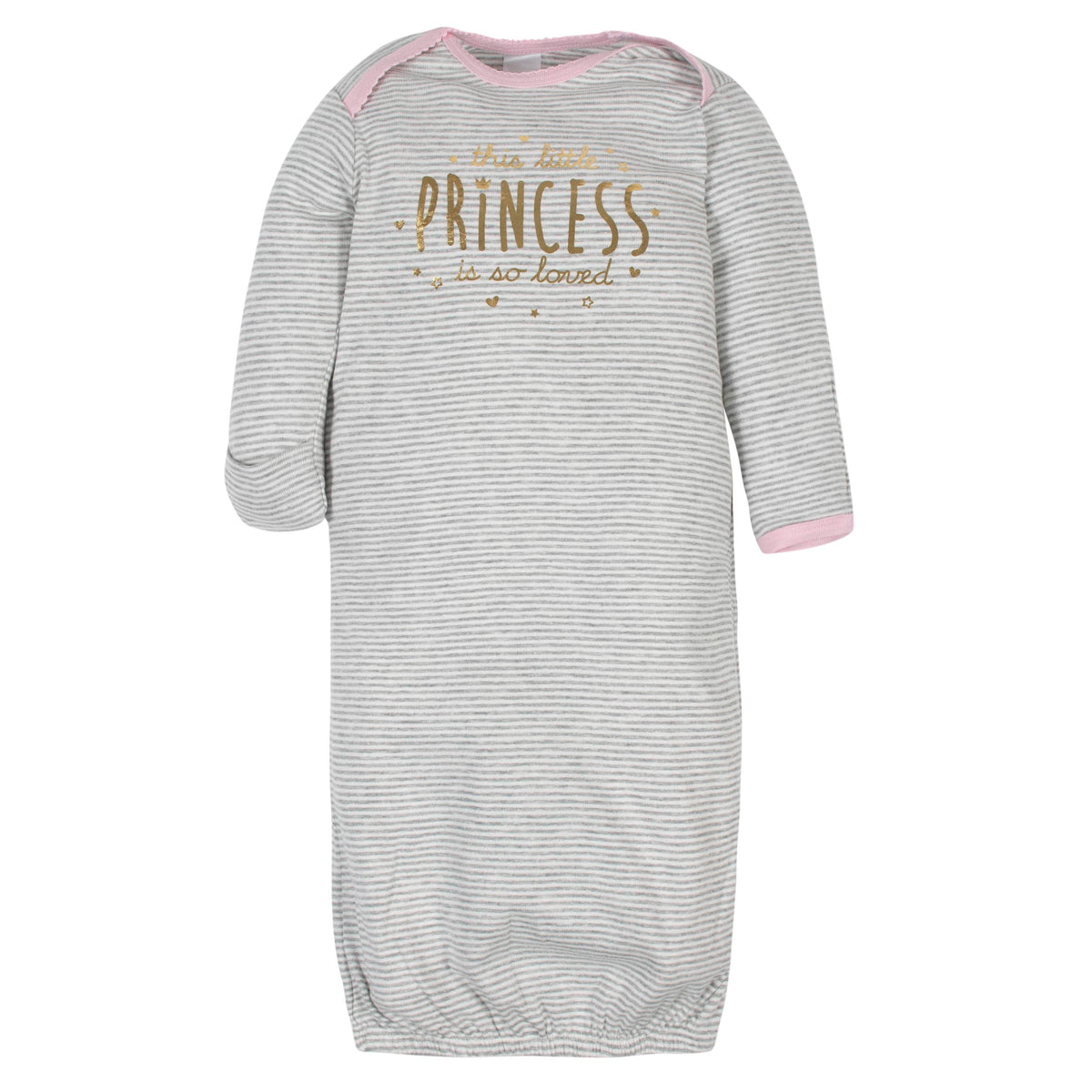 4-Pack Baby Girls Princess Gowns, additional view 1