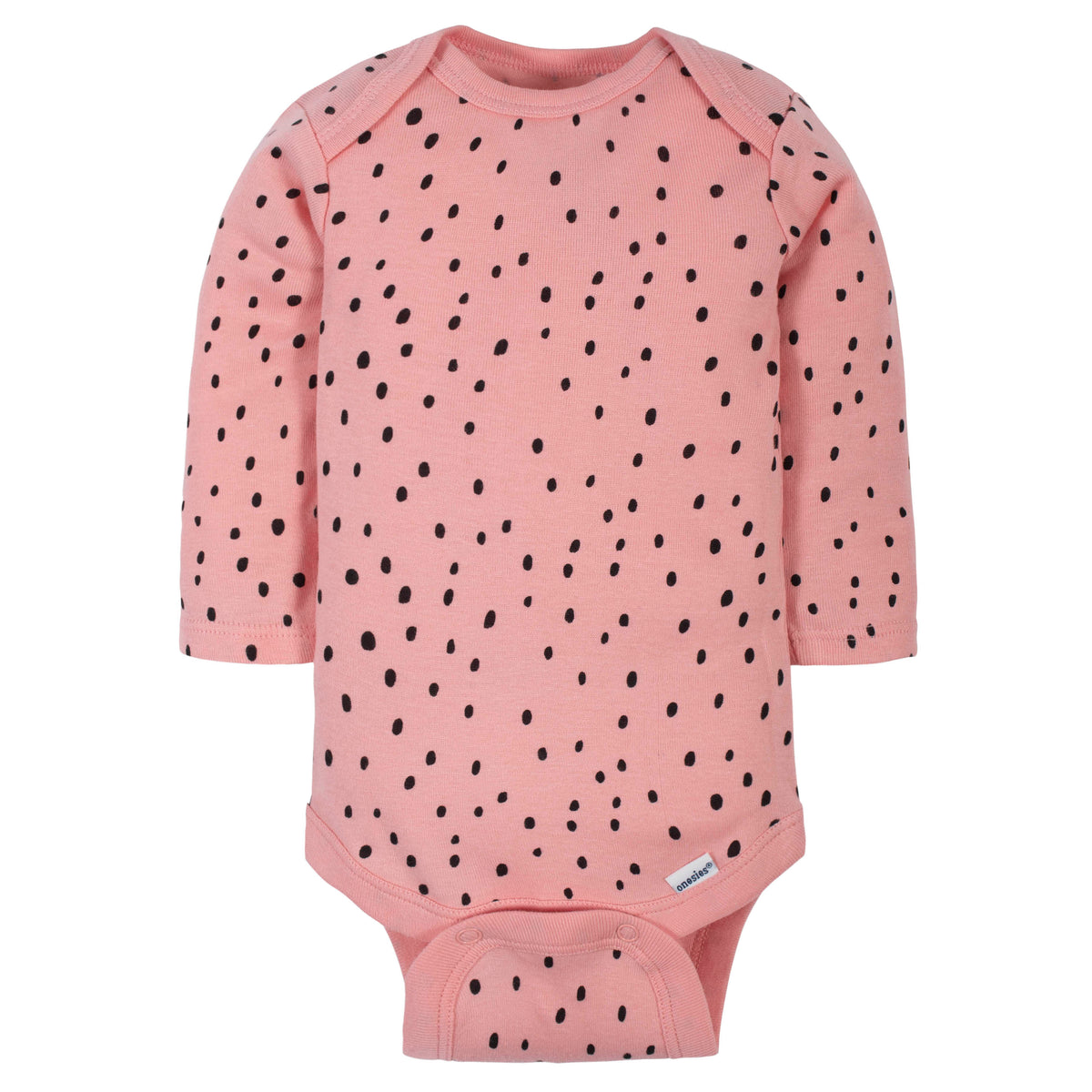 6-Pack Baby Girls Bear Long Sleeve Onesies Bodysuits, additional view 4