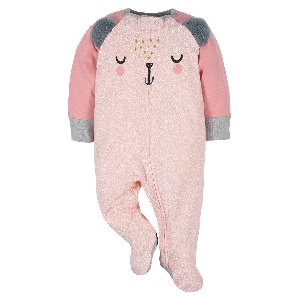 4-Pack Baby Girls Bear Sleep 'N Plays, additional view 1