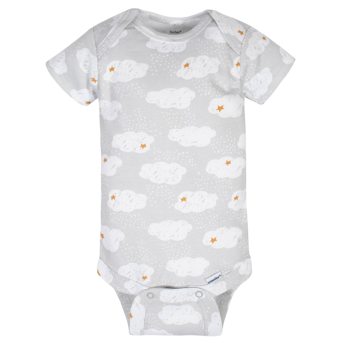 8-Pack Baby Neutral Sheep Short Sleeve Onesies Bodysuits, additional view 2