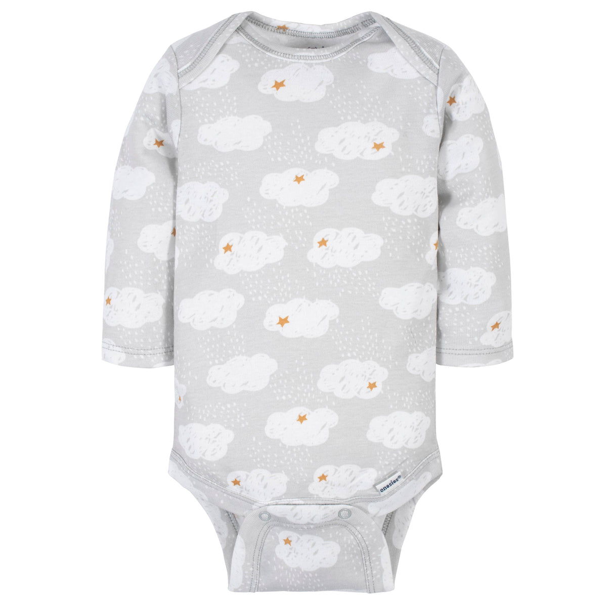 6-Pack Baby Neutral Sheep Long Sleeve Onesies Bodysuits, additional view 2