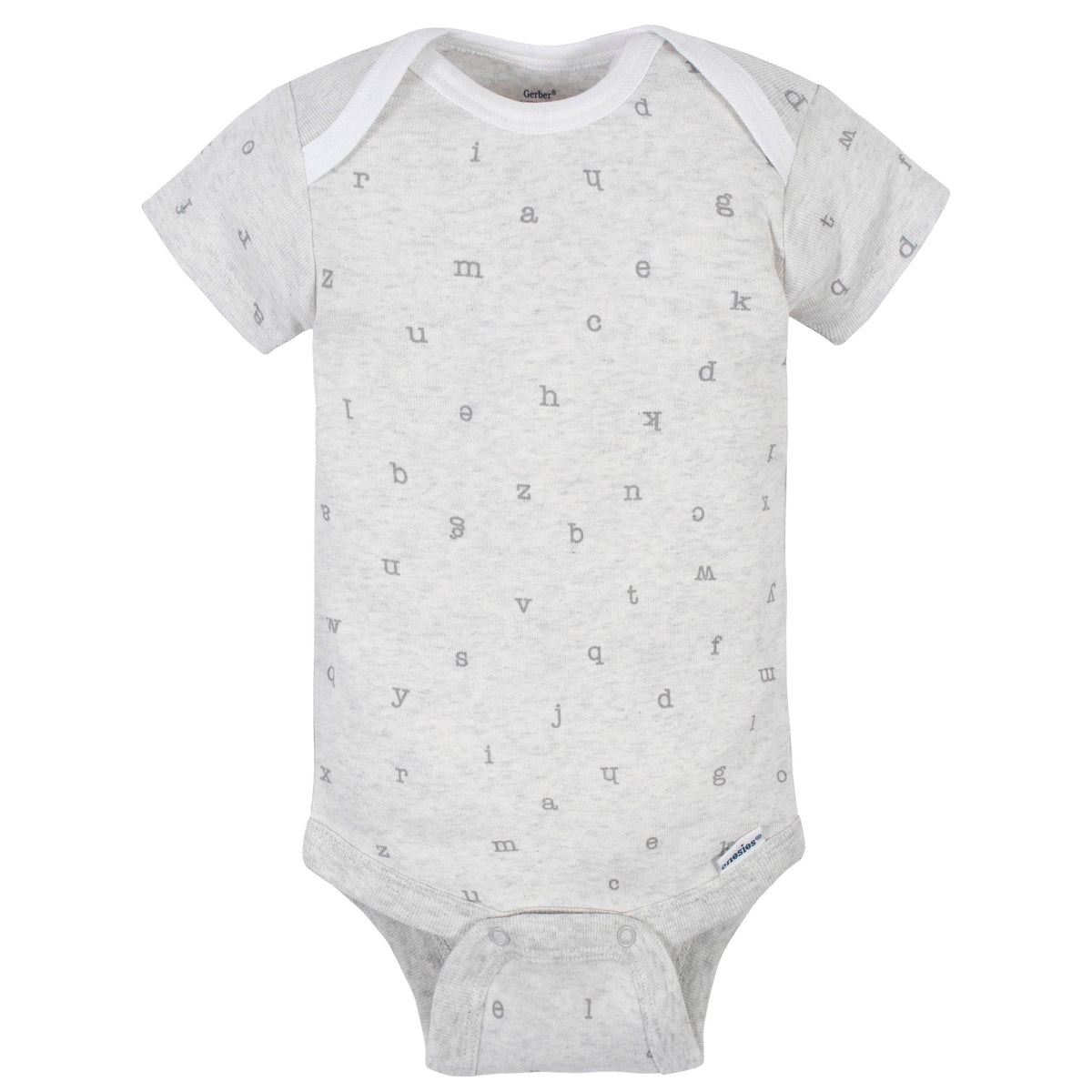 8-Pack Baby Neutral Words Short Sleeve Onesies Bodysuits, additional view 5