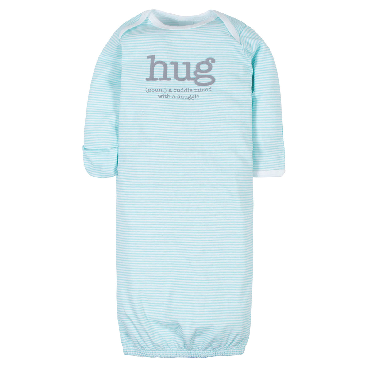 4-Pack Baby Neutral Hugs Gowns, additional view 1