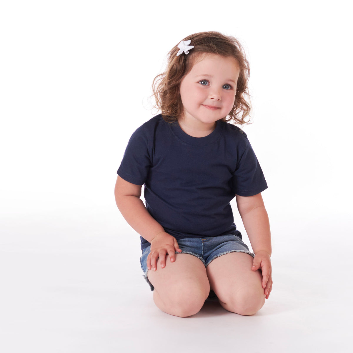 5-Pack Navy Short Sleeve Premium Tees, lifestyle photo 3