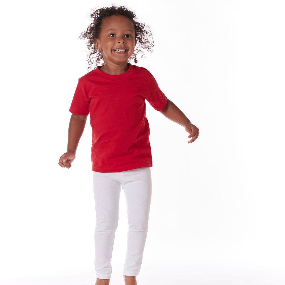 5-Pack Red Short Sleeve Premium Tees, lifestyle photo 1