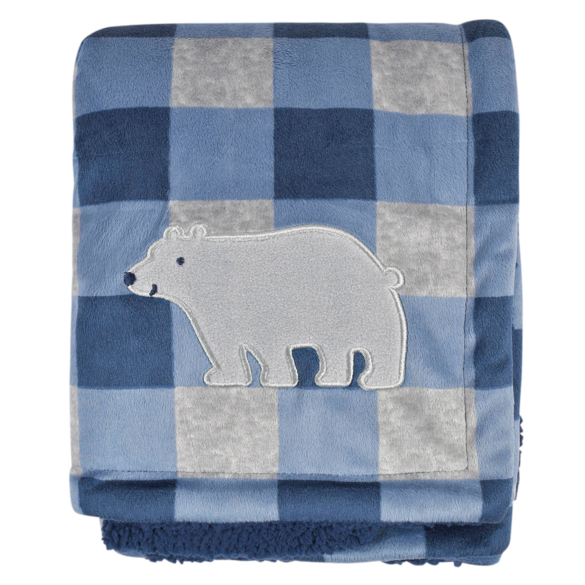 2-Piece Baby Boys Bear Plush Blanket & Security Blanket Set, additional view 5