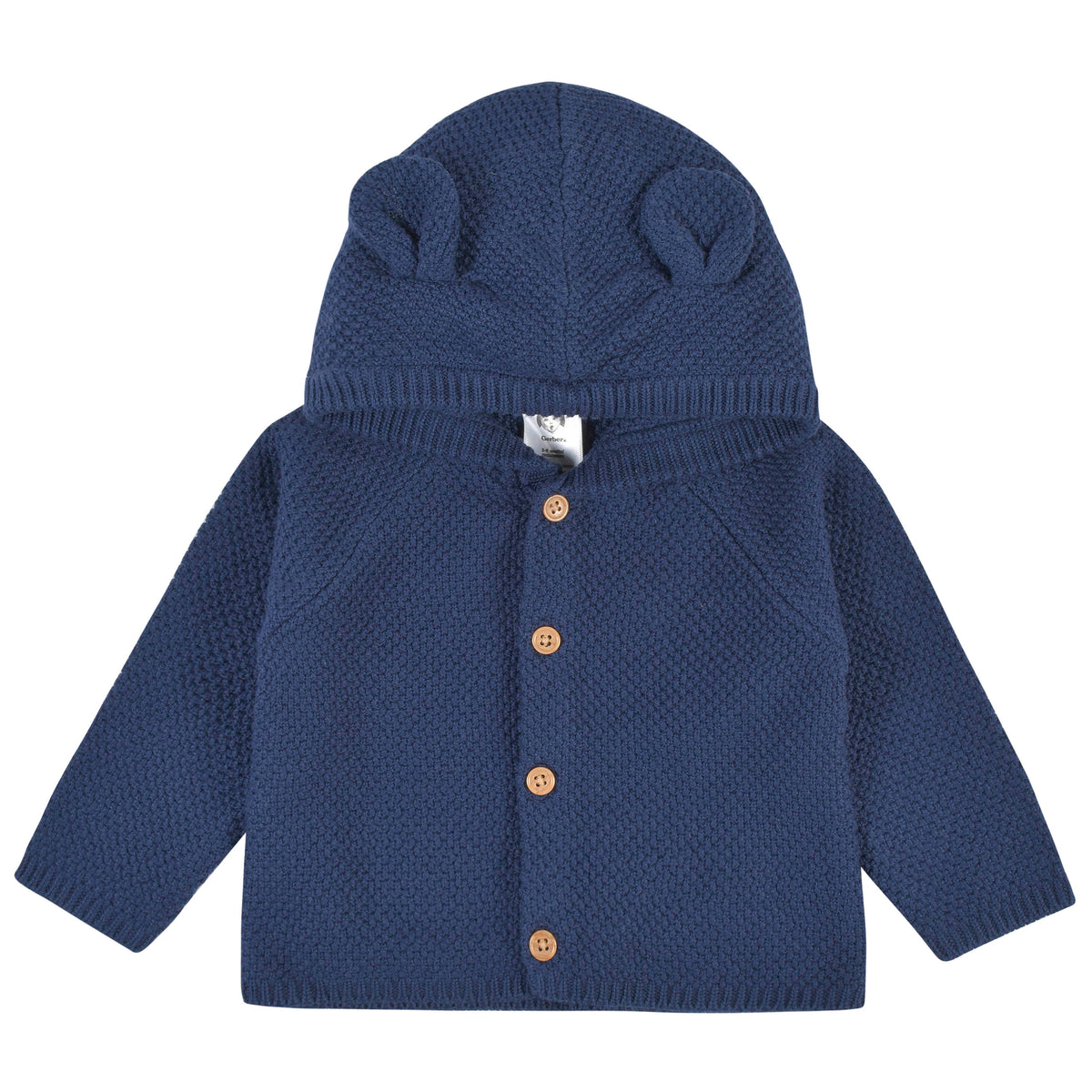3-Piece Baby Boys Navy Knit Outfit & Blanket Set, additional view 3