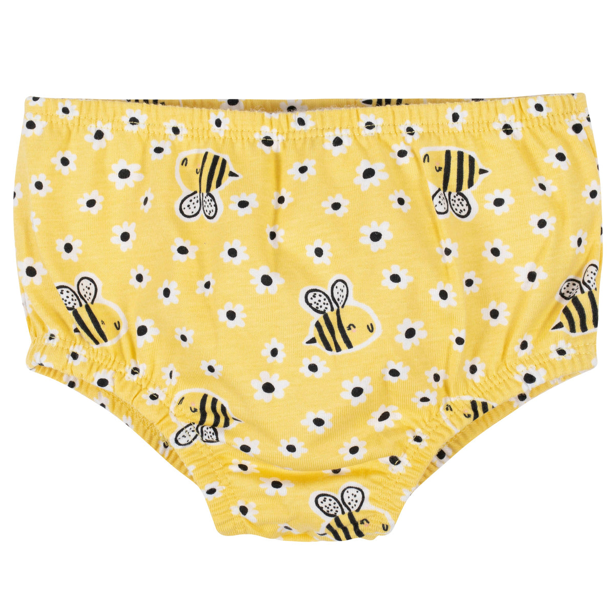 3-Piece Baby & Toddler Girls Bee Garden Dress, Diaper Cover & Sun Hat Set, additional view 2