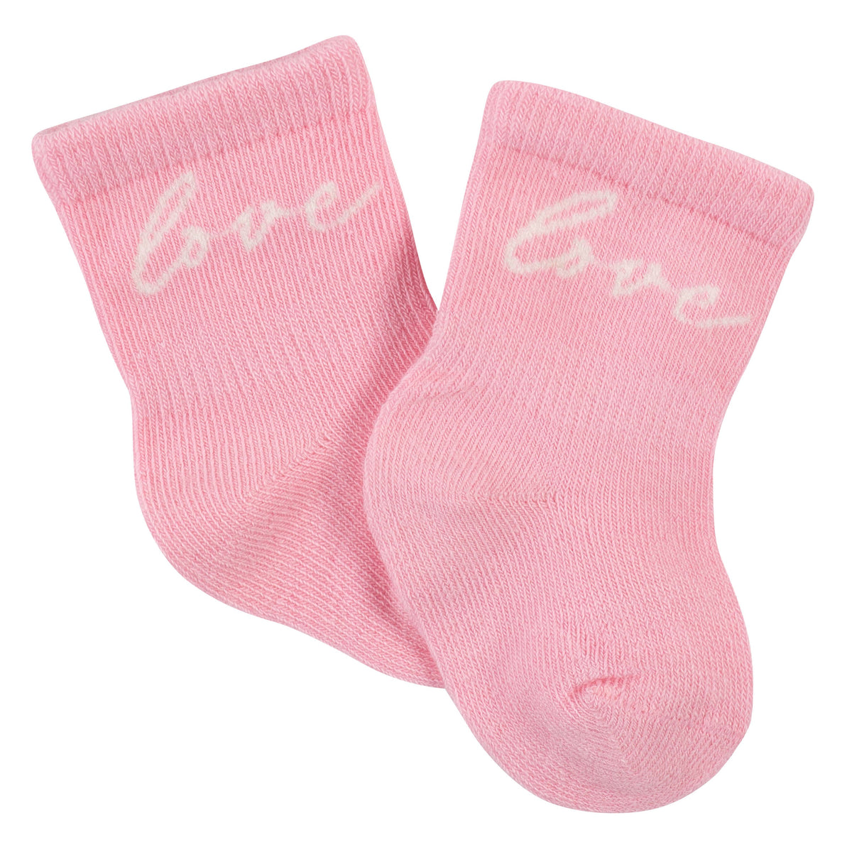6-Pack Baby Girls Bunny Ballerina Wiggle-Proof Jersey Crew Socks, additional view 6