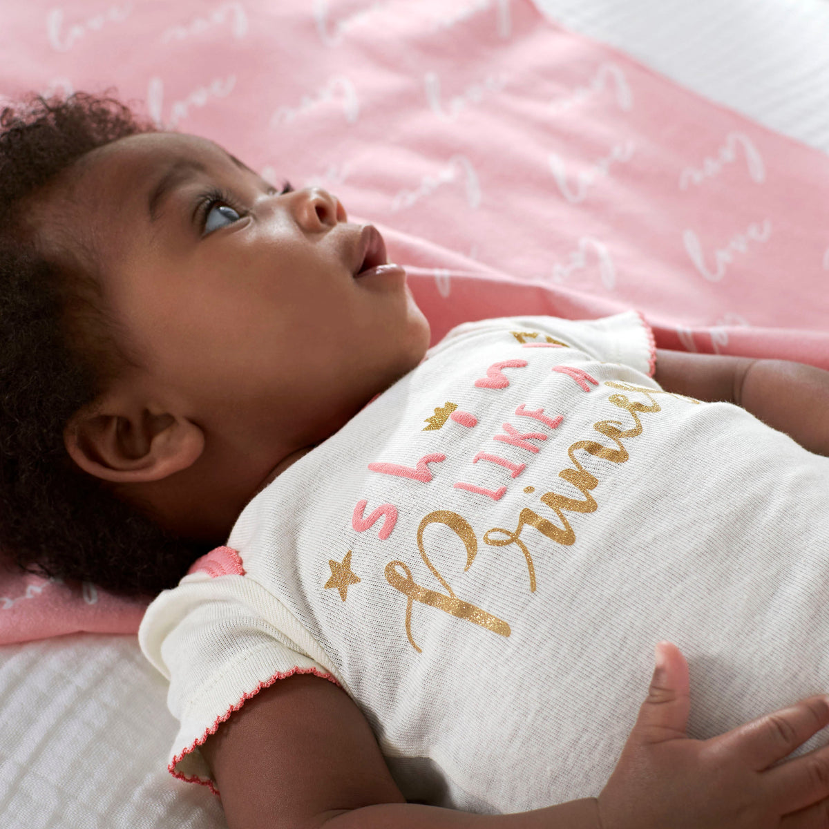 4-Piece Baby Girls Princess Outfit Set, lifestyle photo 1