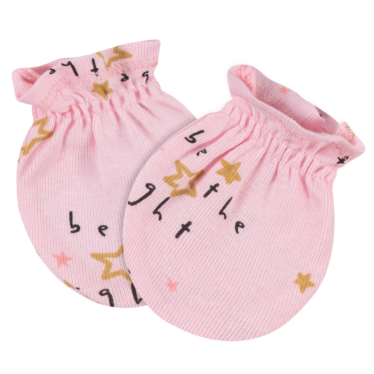 4-Pack Baby Girls Princess No Scratch Mittens, additional view 3