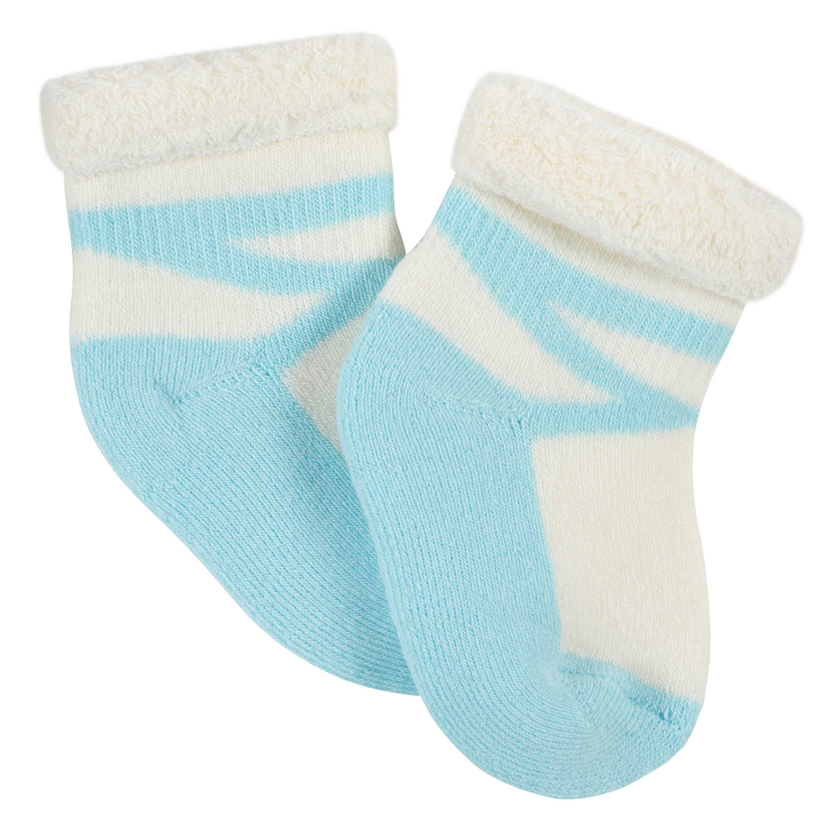 6-Pack Baby Girls Princess Wiggle-Proof Terry Bootie Socks, additional view 2