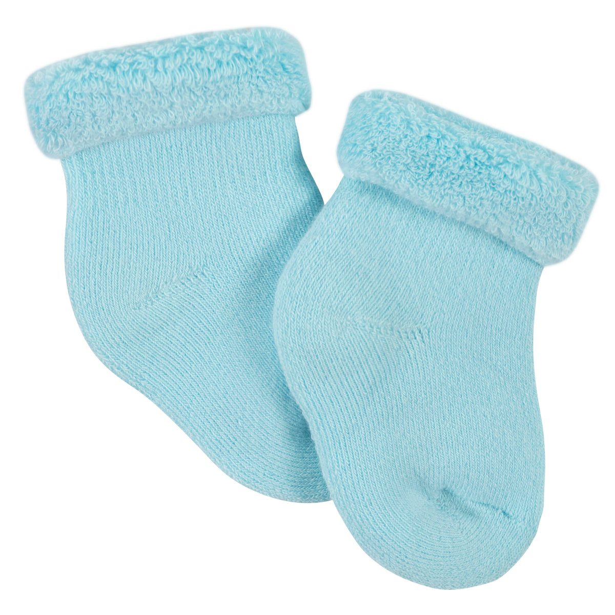 6-Pack Baby Girls Princess Wiggle-Proof Terry Bootie Socks, additional view 6