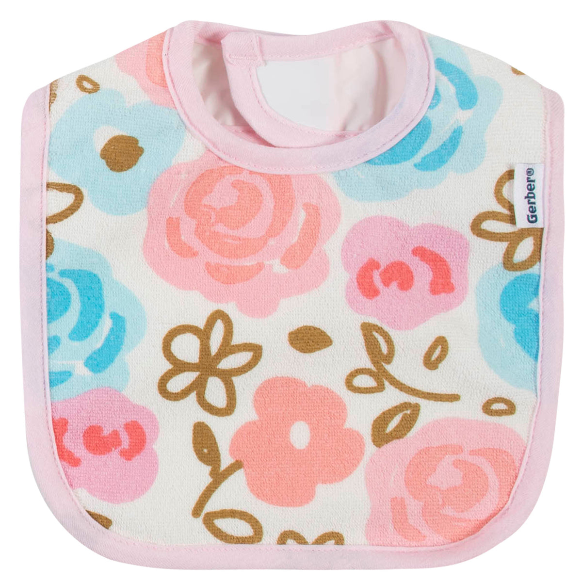 3-Pack Baby Girls Princess Bibs, additional view 2