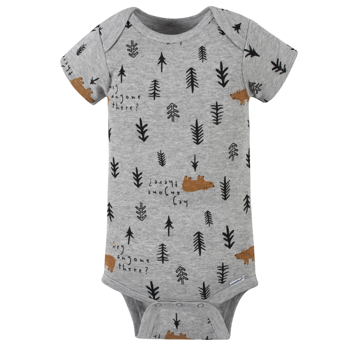4-Pack Baby Boys Bear Short Sleeve Onesies Bodysuits, additional view 2