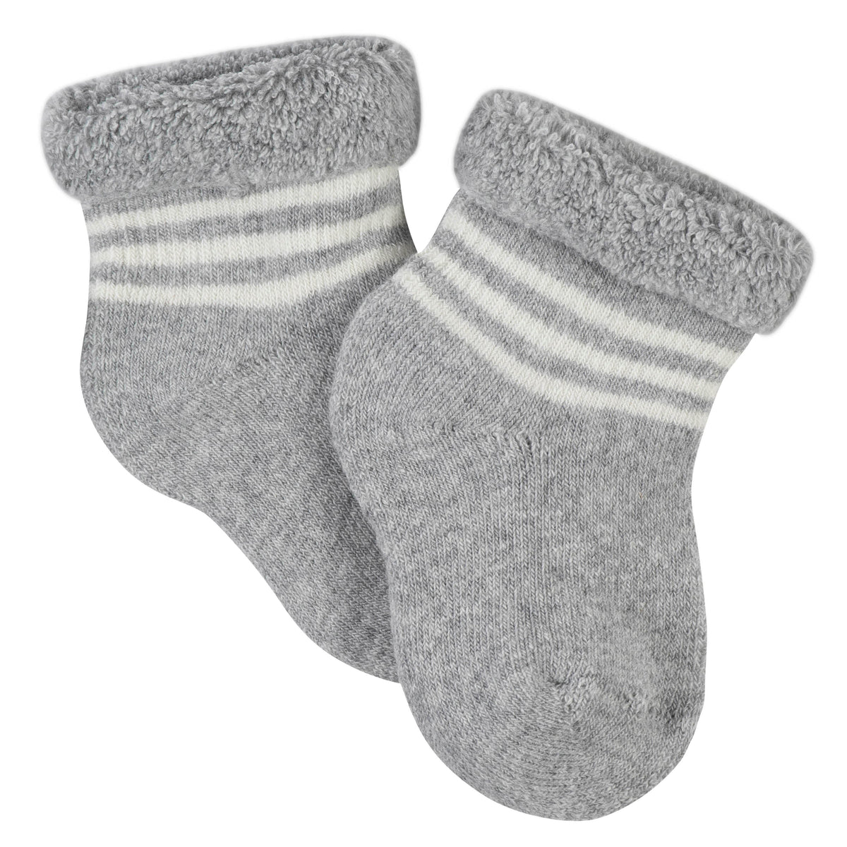 6-Pack Baby Boys Bear Wiggle-Proof Terry Bootie Socks, additional view 2