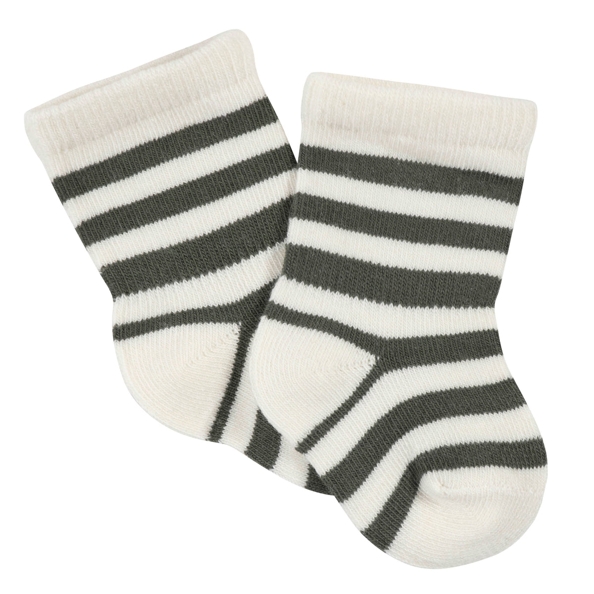 6-Pack Baby Boys Bear Wiggle-Proof Jersey Crew Socks, additional view 4