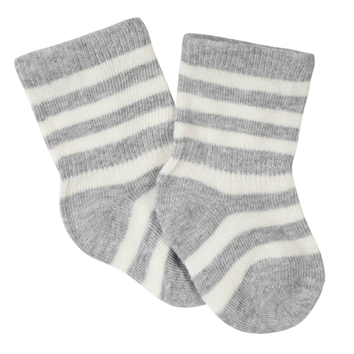 6-Pack Baby Boys Bear Wiggle-Proof Jersey Crew Socks, additional view 6