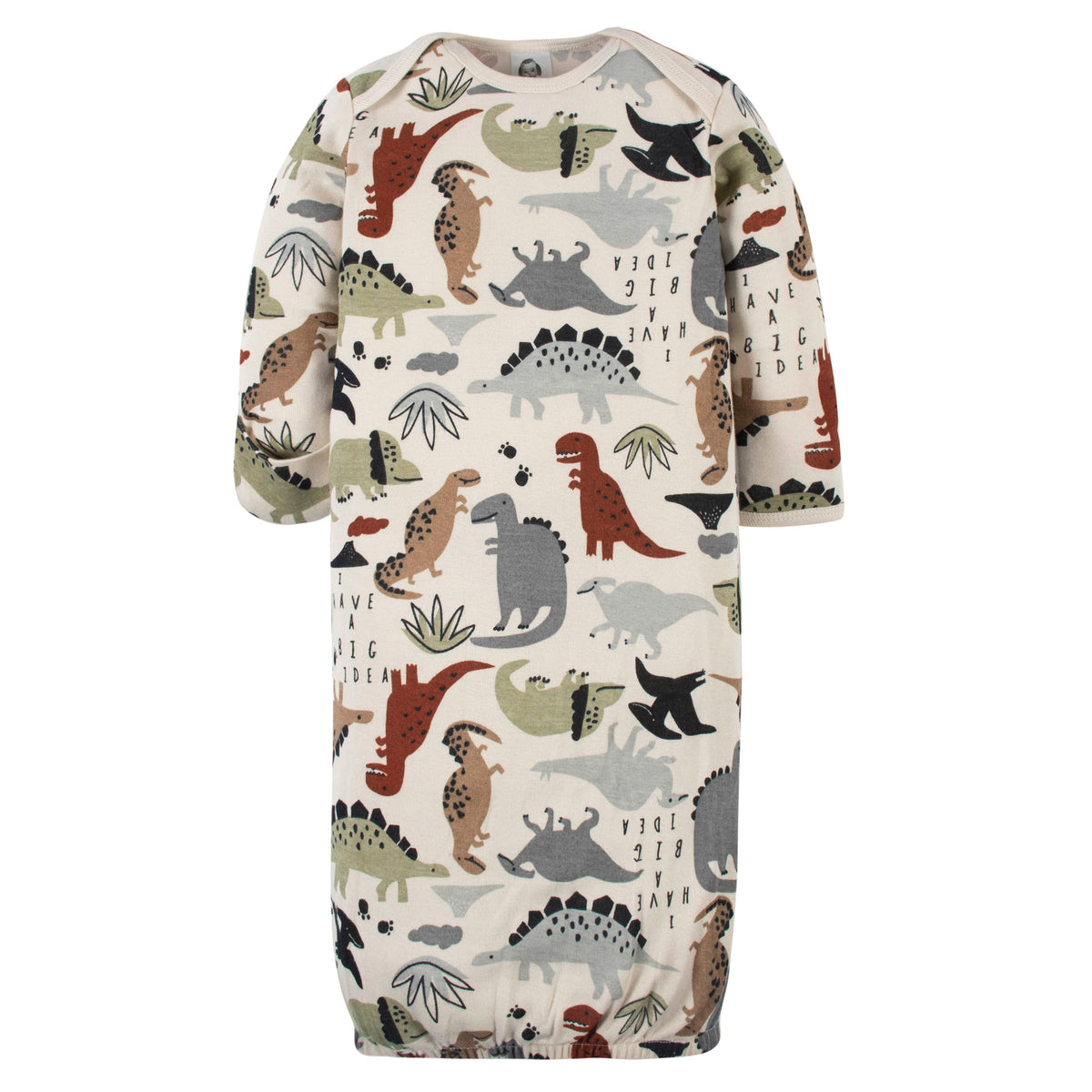 2-Pack Baby Boys Dino Gowns, additional view 2