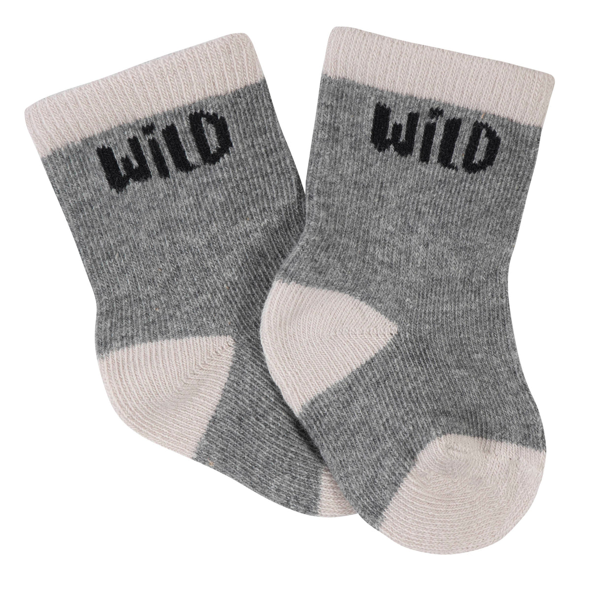 6-Pack Baby Boys Dino Wiggle-Proof Jersey Crew Socks, additional view 2