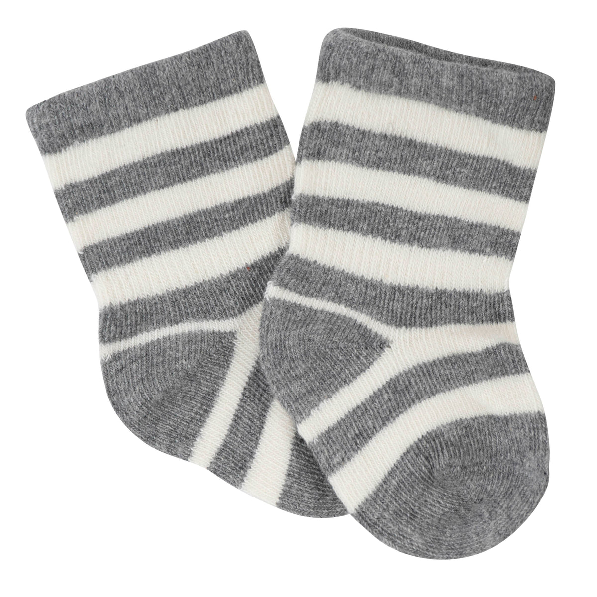 6-Pack Baby Boys Dino Wiggle-Proof Jersey Crew Socks, additional view 3