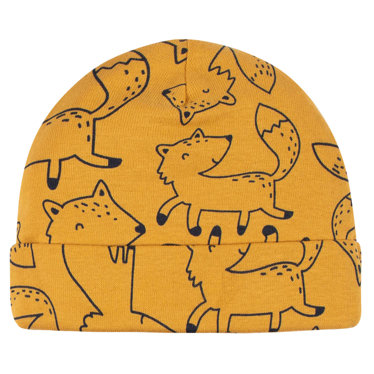 4-Pack Baby Boys Fox Caps, additional view 3