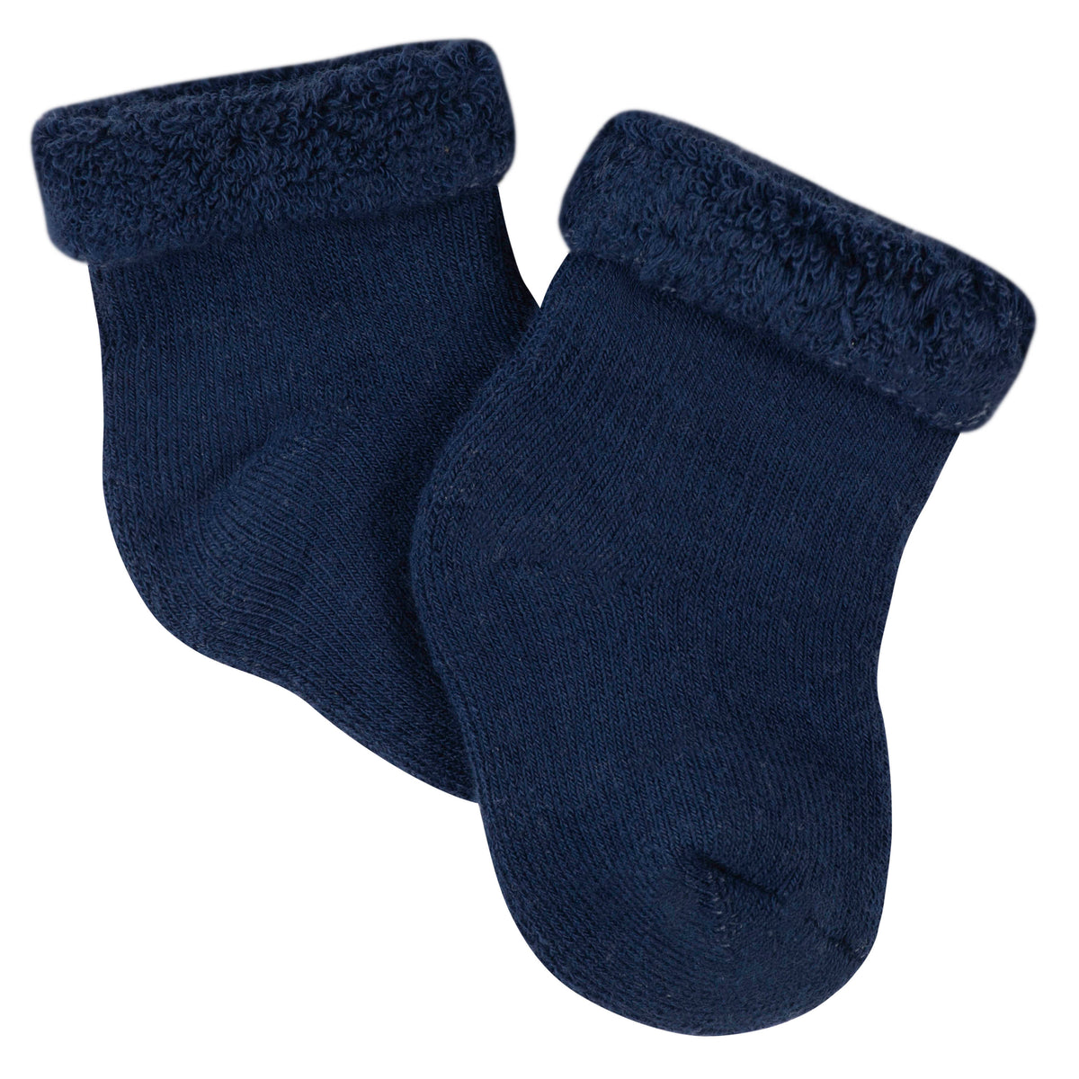 6-Pack Baby Boys Fox Wiggle-Proof Terry Bootie Socks, additional view 5