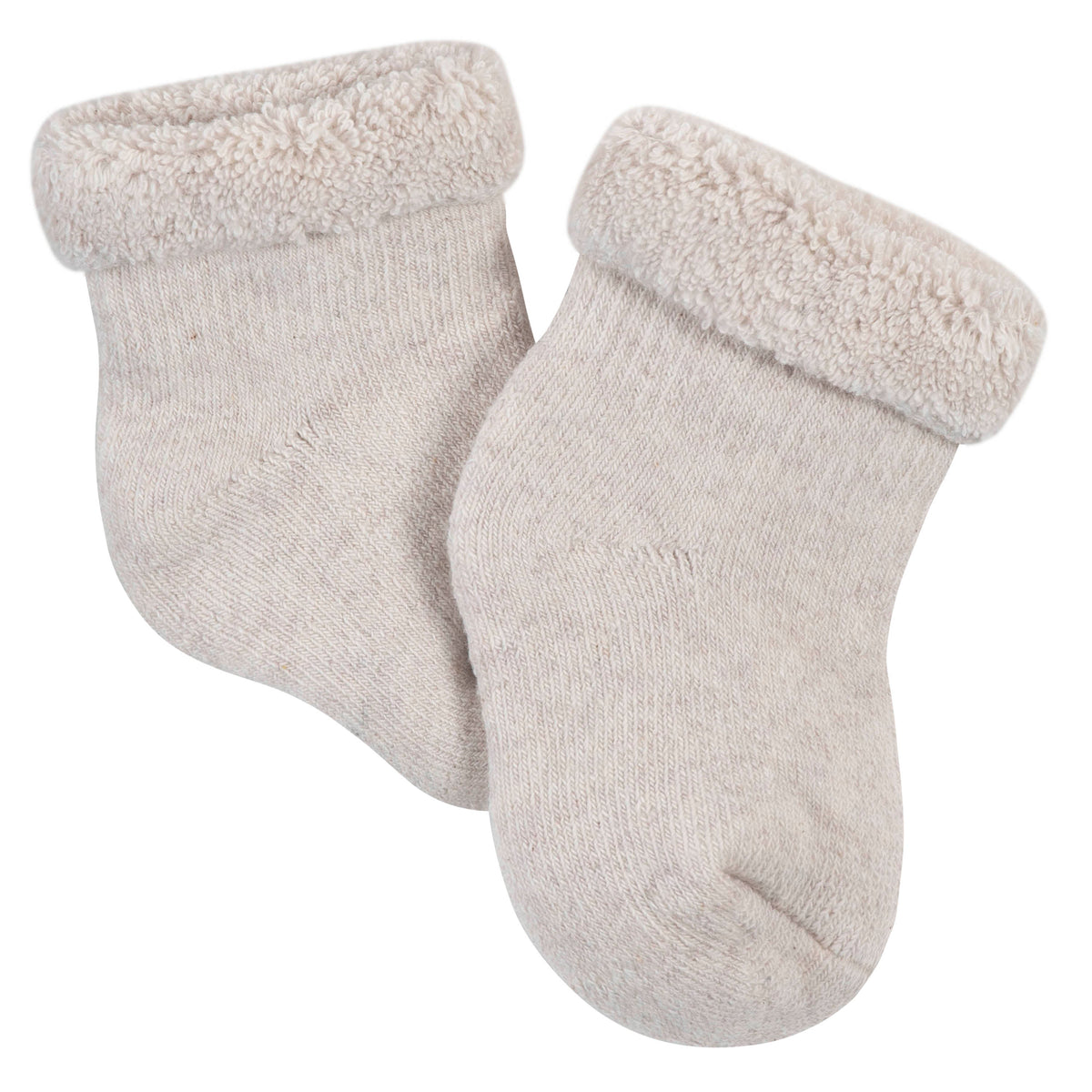 6-Pack Baby Boys Fox Wiggle-Proof Terry Bootie Socks, additional view 6