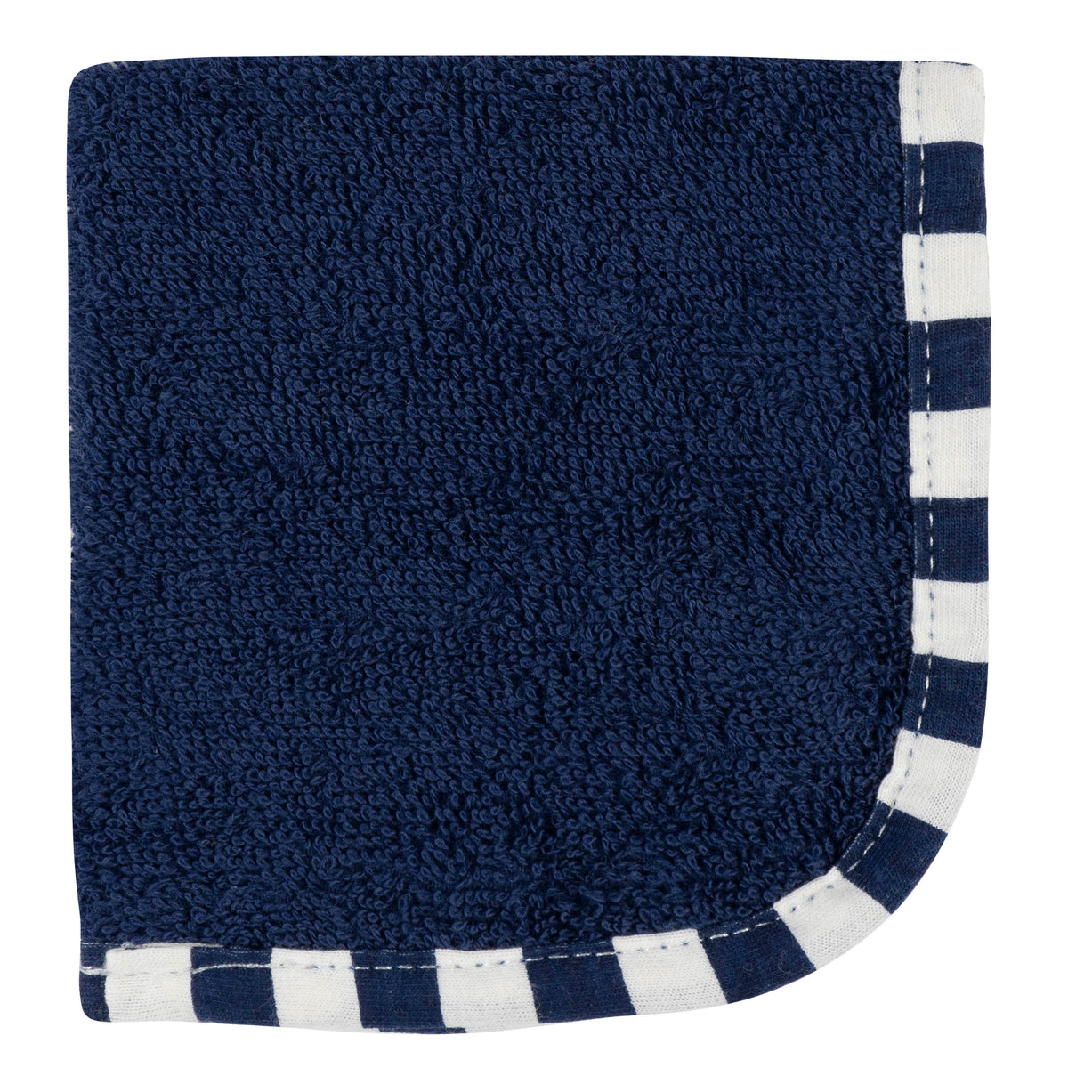 4-Pack Boys Gold & Navy Woven Washcloths, additional view 2