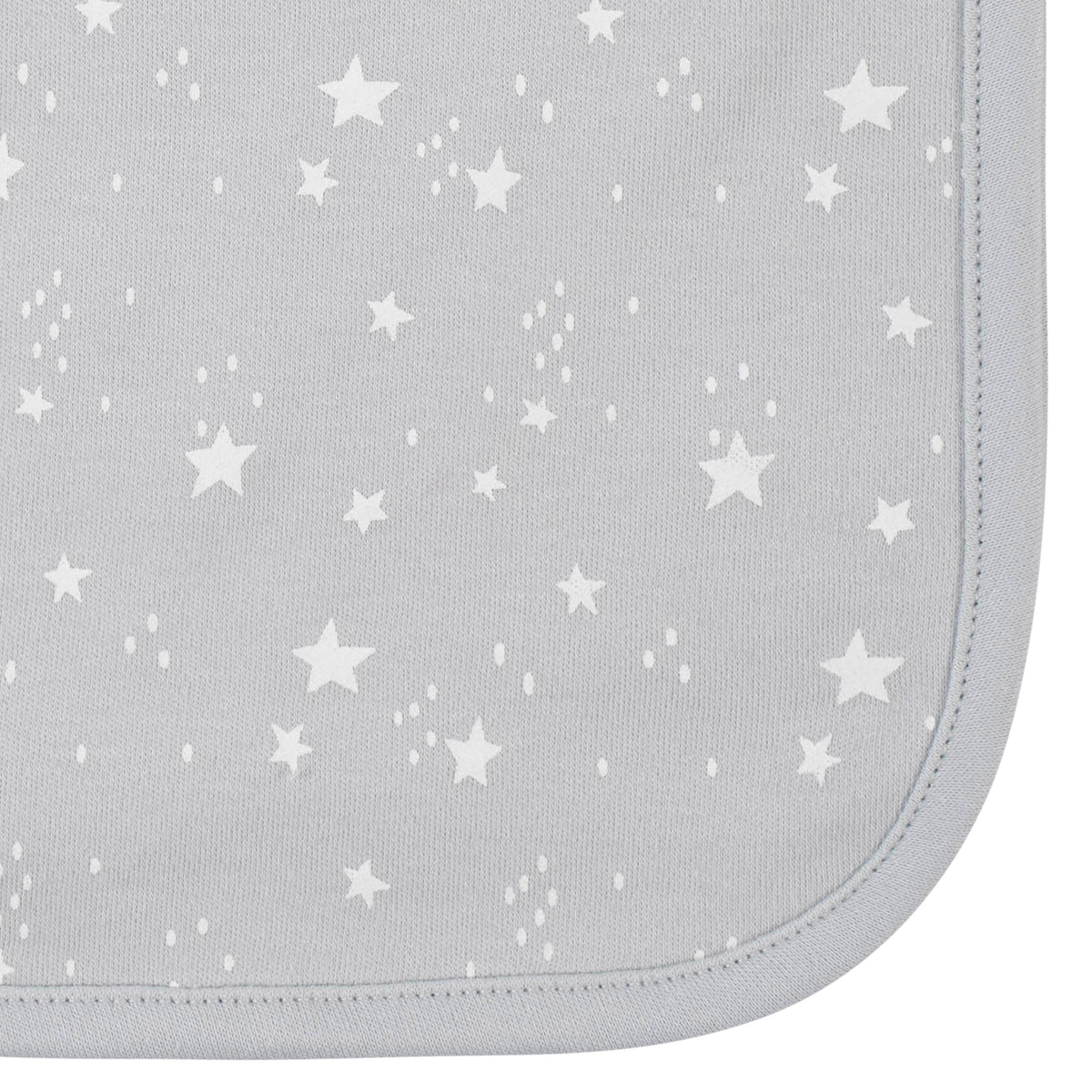 4-Pack Baby Neutral Baby Animals Terry Burp Cloths, close-up detail 2
