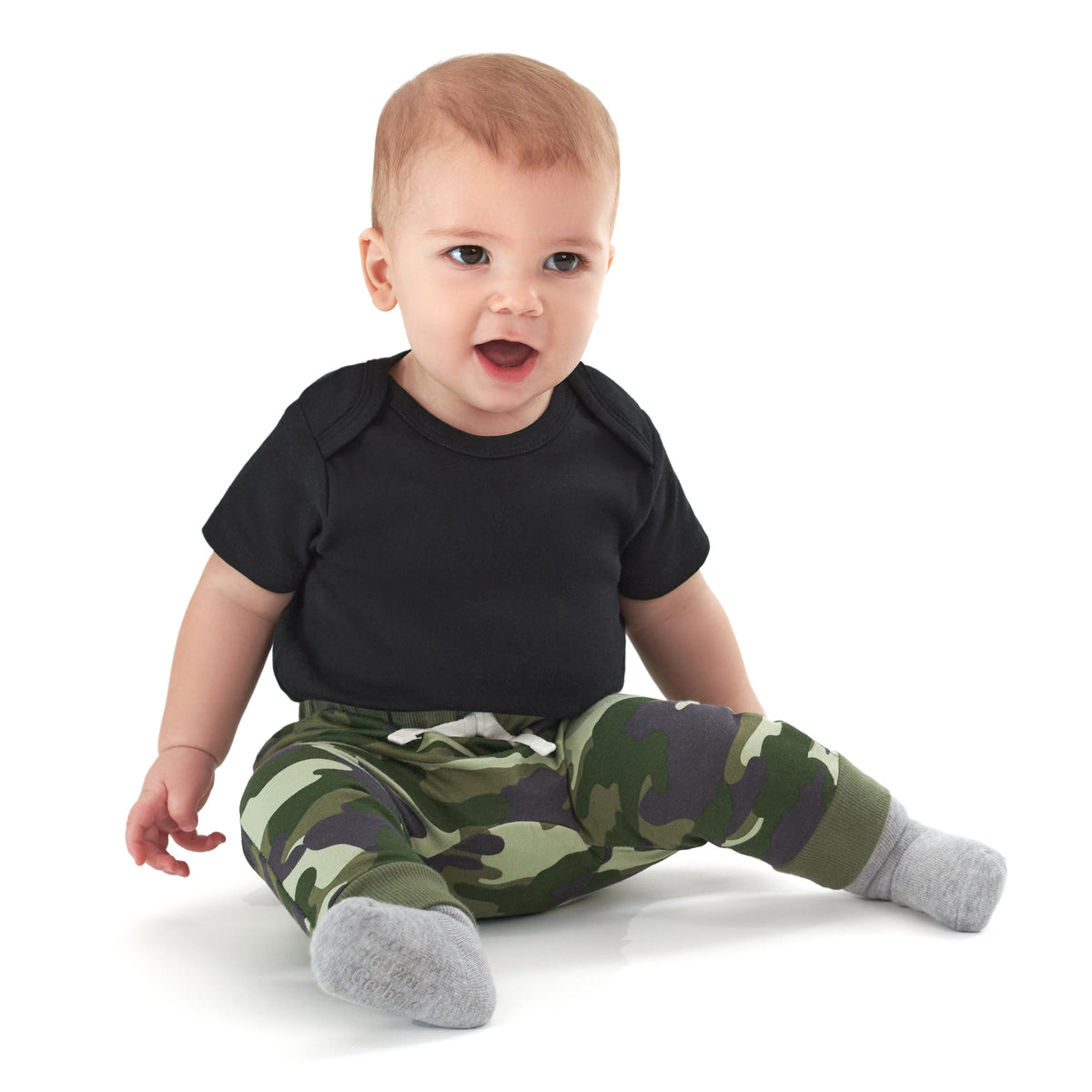 3-Pack Baby and Toddler Boys Camo Premium Jogger, lifestyle photo 3