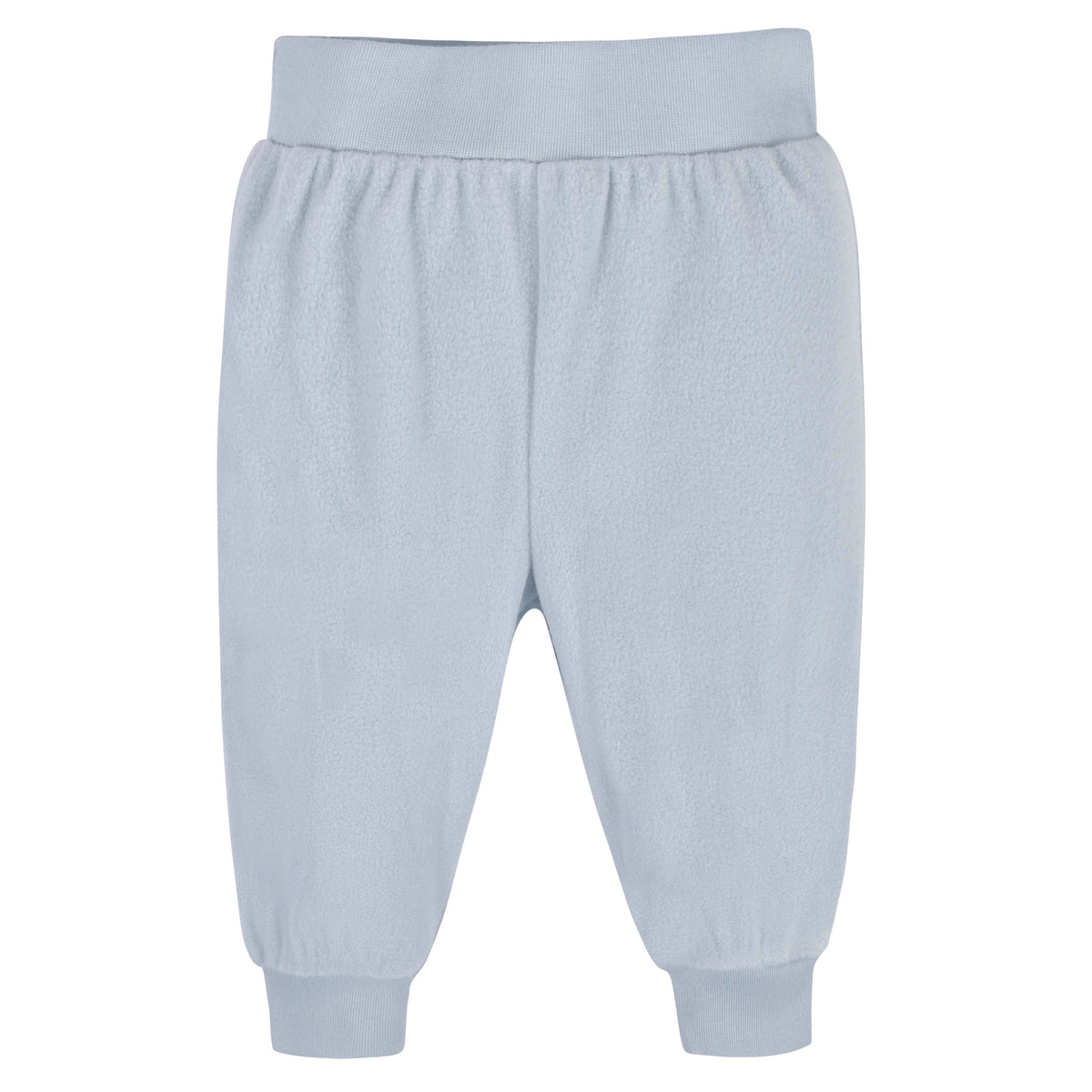 4-Pack Baby Boys Navy & Gray Microfleece Pants, additional view 3