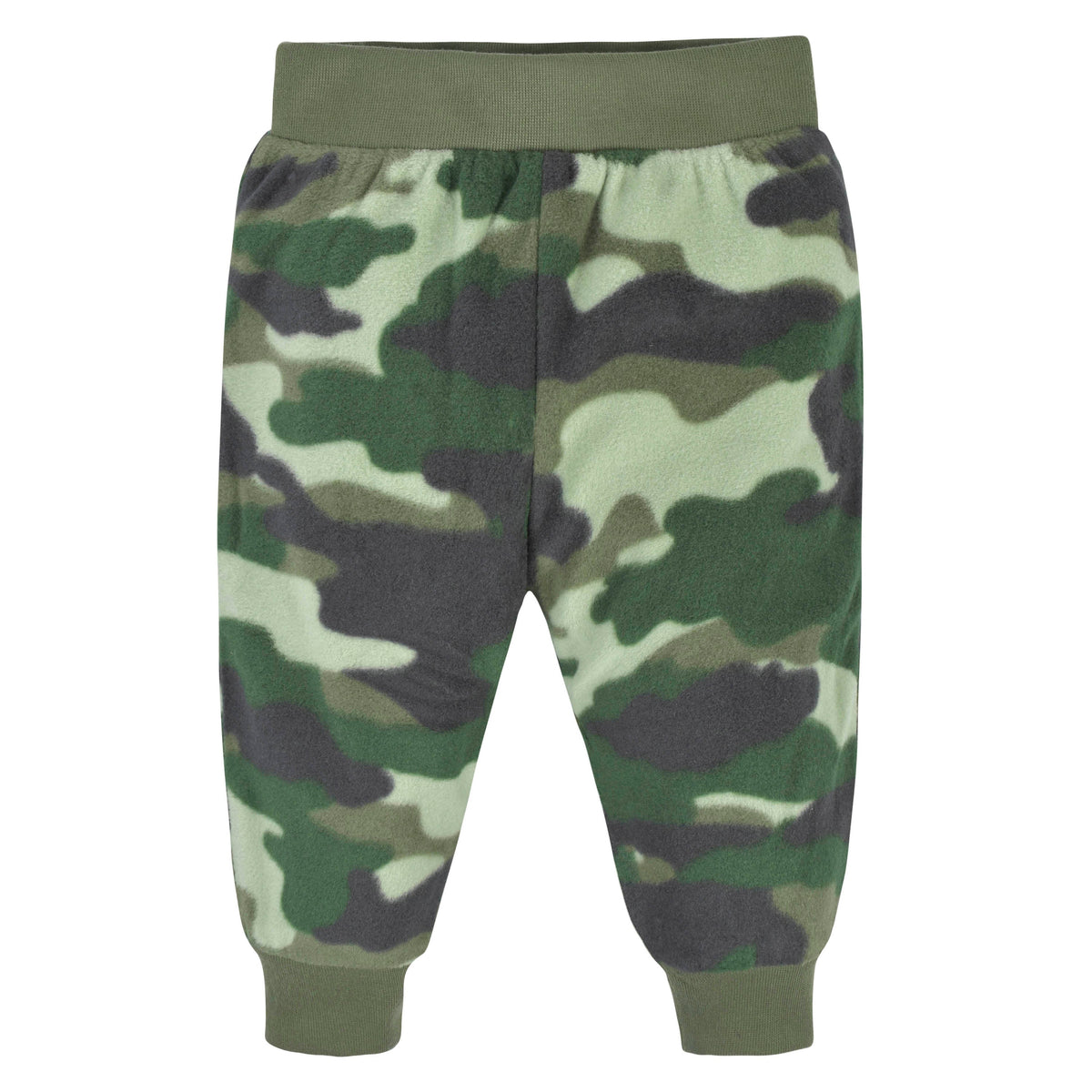 4-Pack Baby Boys Camo Microfleece Pants, additional view 1