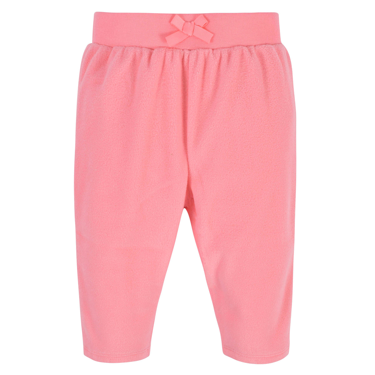 4-Pack Baby Girls Floral Microfleece Pants, additional view 1
