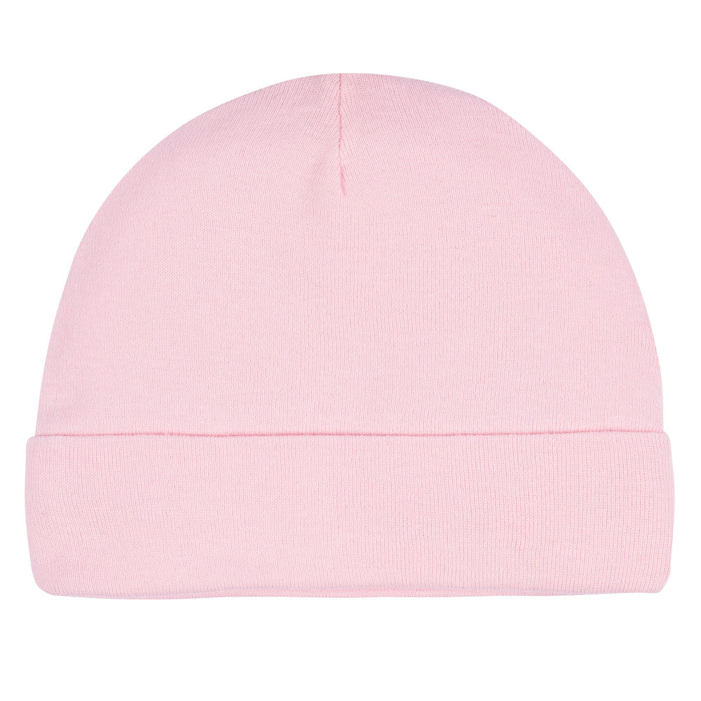 CASE of 12: 2-Pack Baby Girls Stars Caps, additional view 2