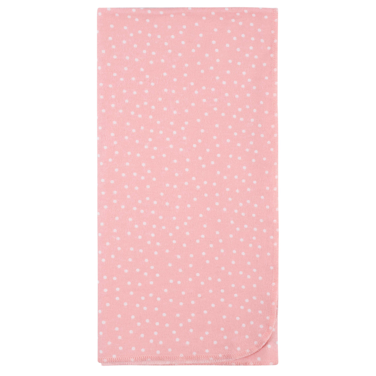 5-Pack Baby Girls Rainbows Flannel Receiving Blankets, additional view 2